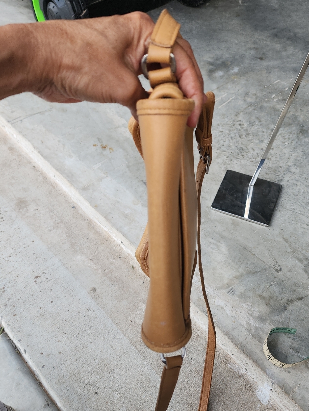 Coach Vintage Tan Crossbody Saddle Bag with Turn-Lock - Picture 15 of 16